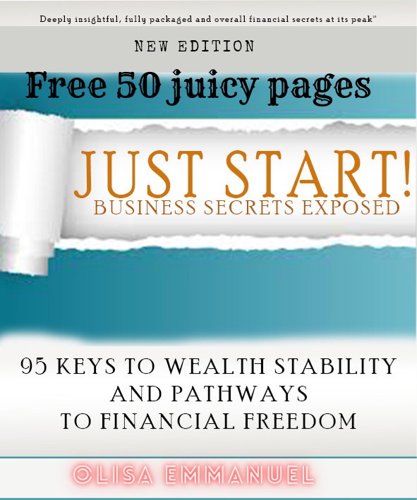 FULL BOOK-JUST START (95 KEYS TO PERSONAL FINANCE, CONTENT IDEAS, WEALTH CREATION AND PERSONAL DEVELOPMENT)
