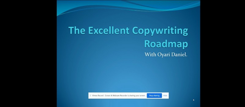 The Excellent Copywriting Roadmap.