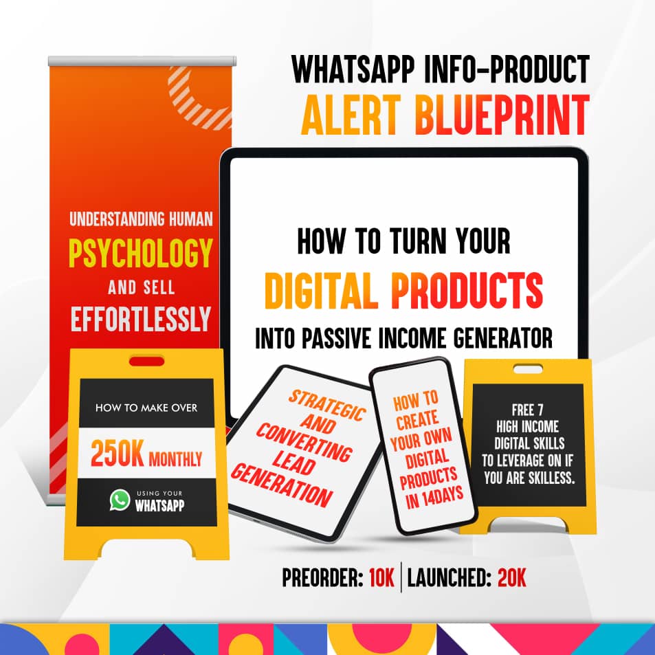 WhatsApp Info-products Alert blueprint