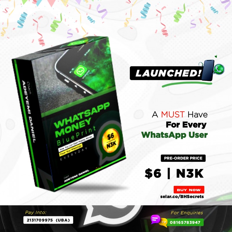 Whatsapp Money blueprint