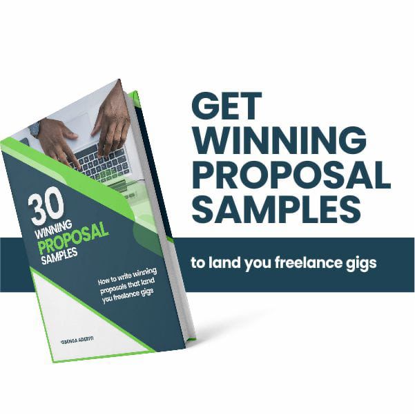 ( SPECIAL) 30 Winning Proposals Ebook | How to write JOB WINNING Proposals that land you freelance gigs...
