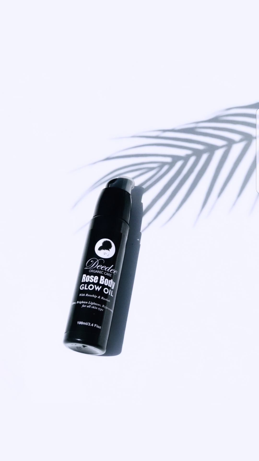 Rose body glow oil