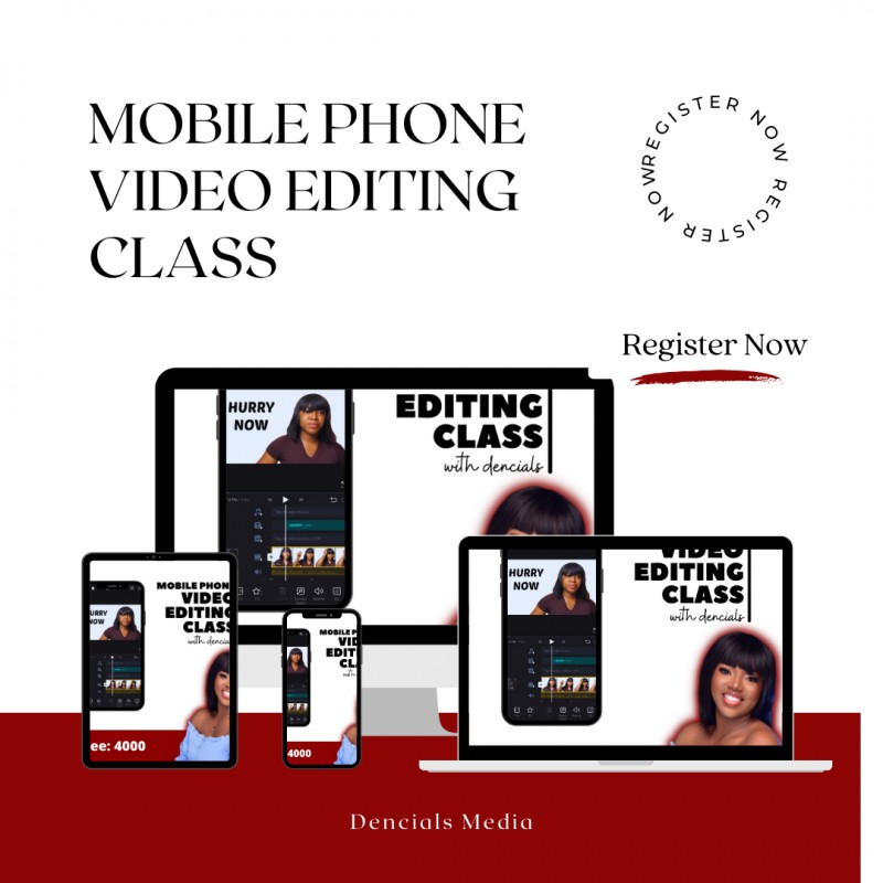 Buy VIDEO EDITING CLASS WITH DENCIALS by Providence Julius on Selar.co