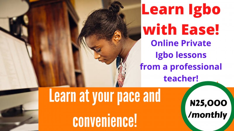 Igbo Private lesson monthly
