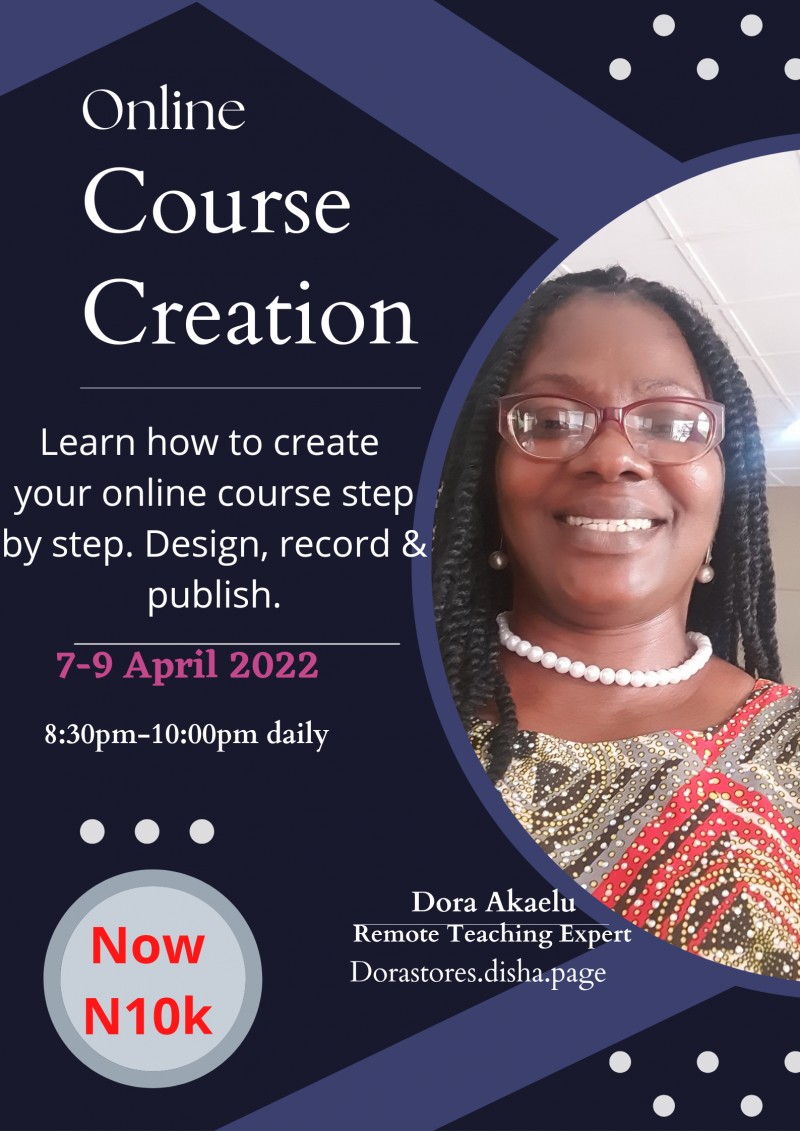 Learn to create your online course from scratch to finish