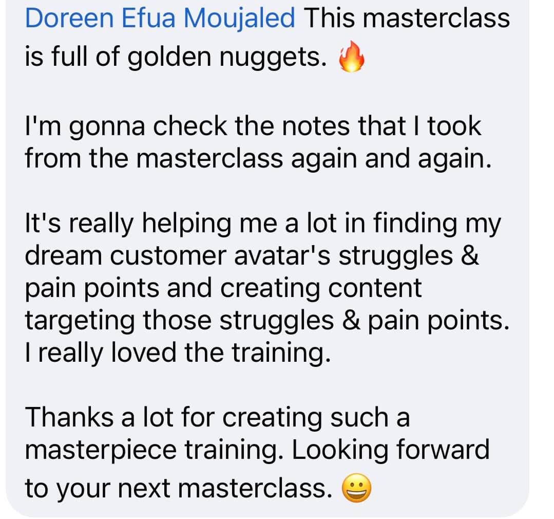Customer review 1