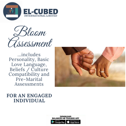 BLOOM ASSESSMENT FOR AN ENGAGED INDIVIDUAL