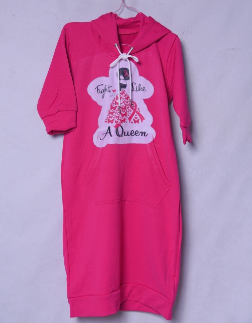 FLQ midi hoodie gown
