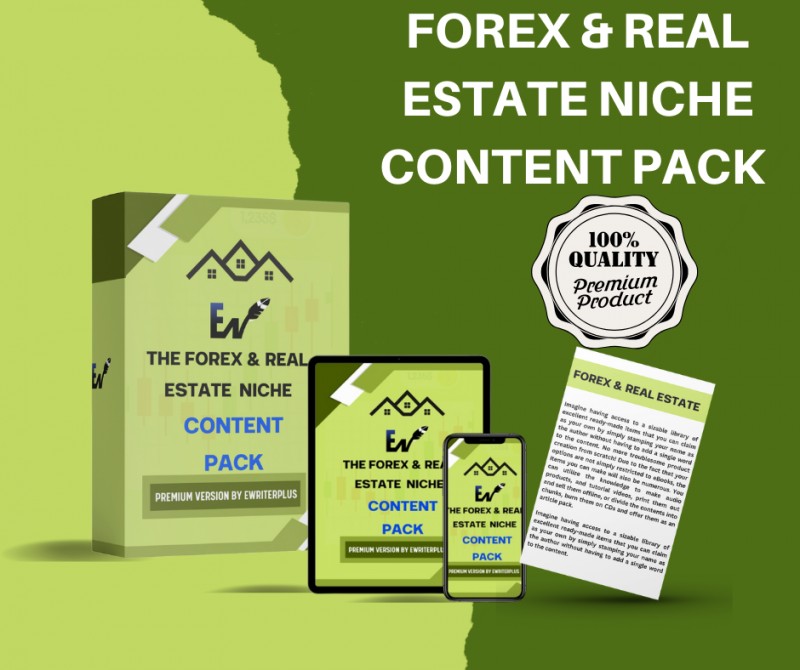 THE FOREX AND REAL ESTATE NICHE CONTENT PACK