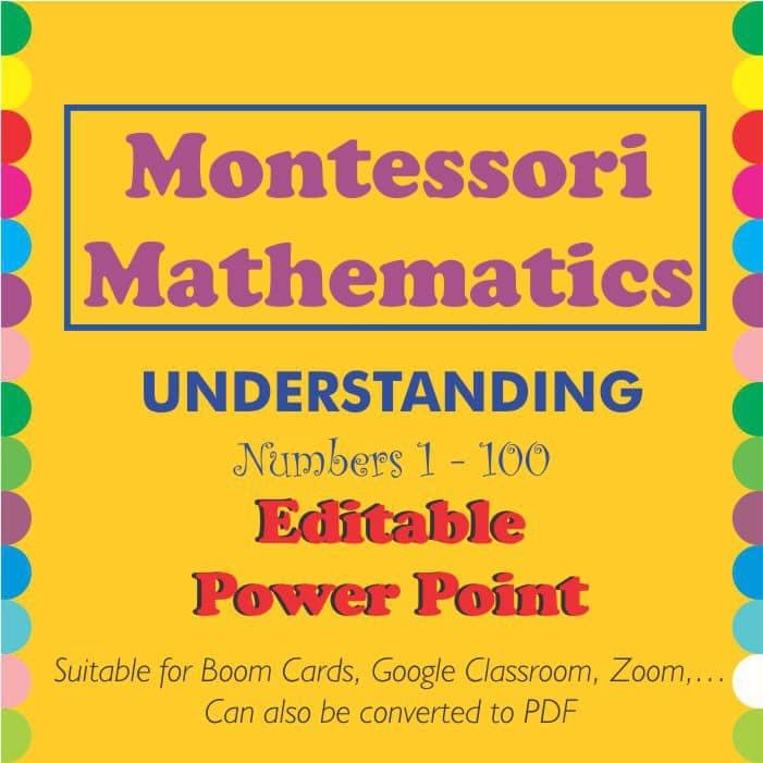 Editable Powerpoint Montessori Mathematics