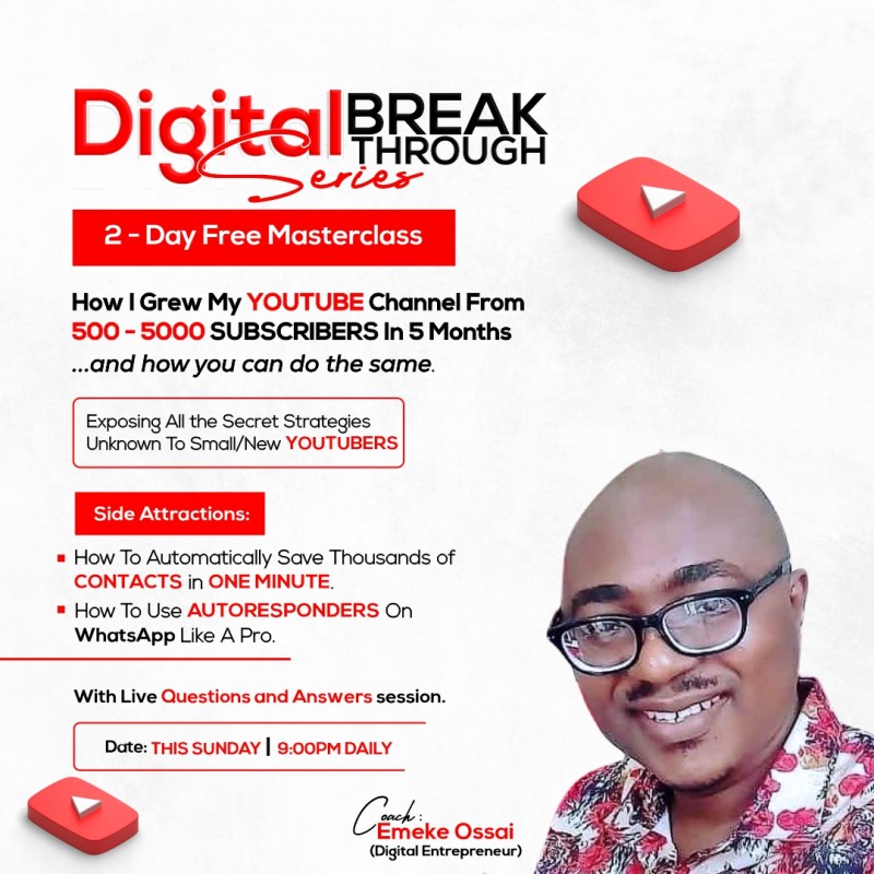 Side Attraction For YouTube Masterclass