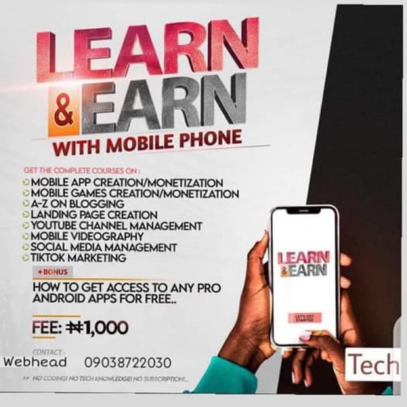 Buy Learn and earn with your mobile phone by Uchenna Precious Emeka on ...