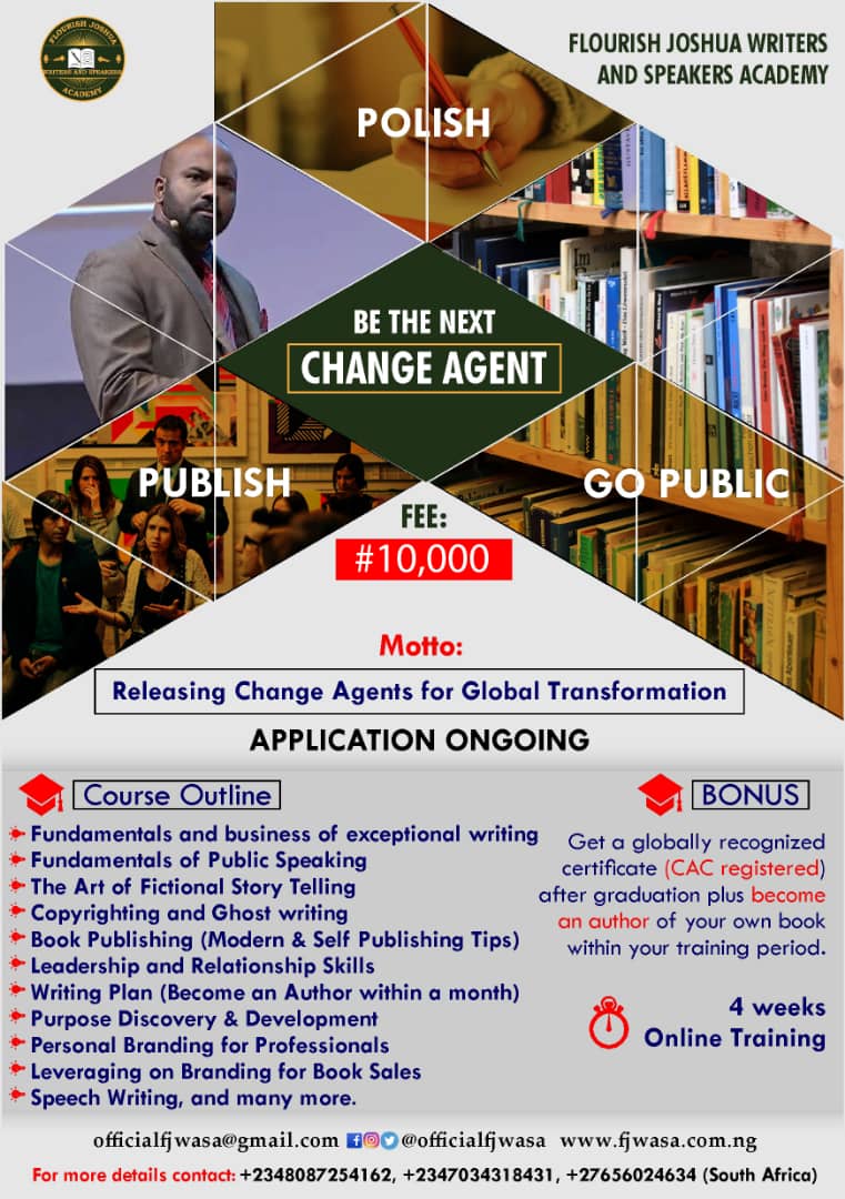 Buy Creative Writing And Public Speaking Course by Flourish Joshua on Selar