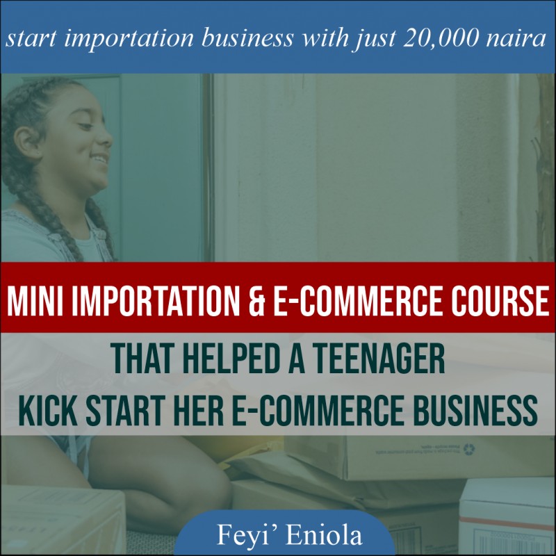 Buy Mini Importation and Ecommerce Course by Feyi' Eniola on Selar