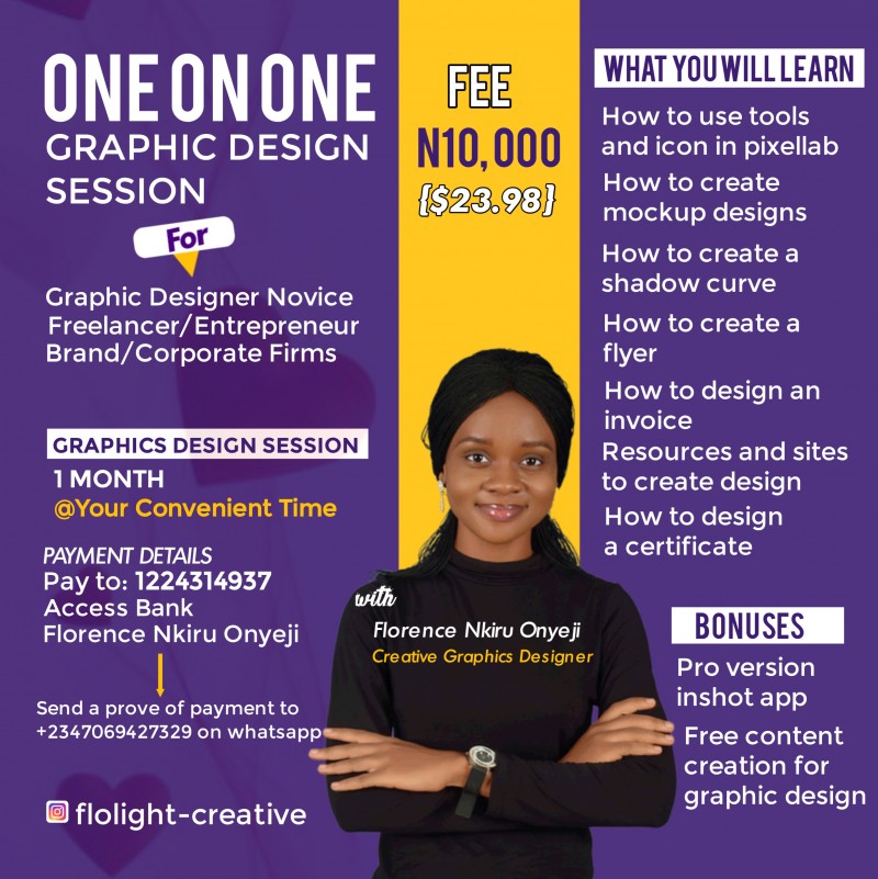 One On One Graphics Design Session