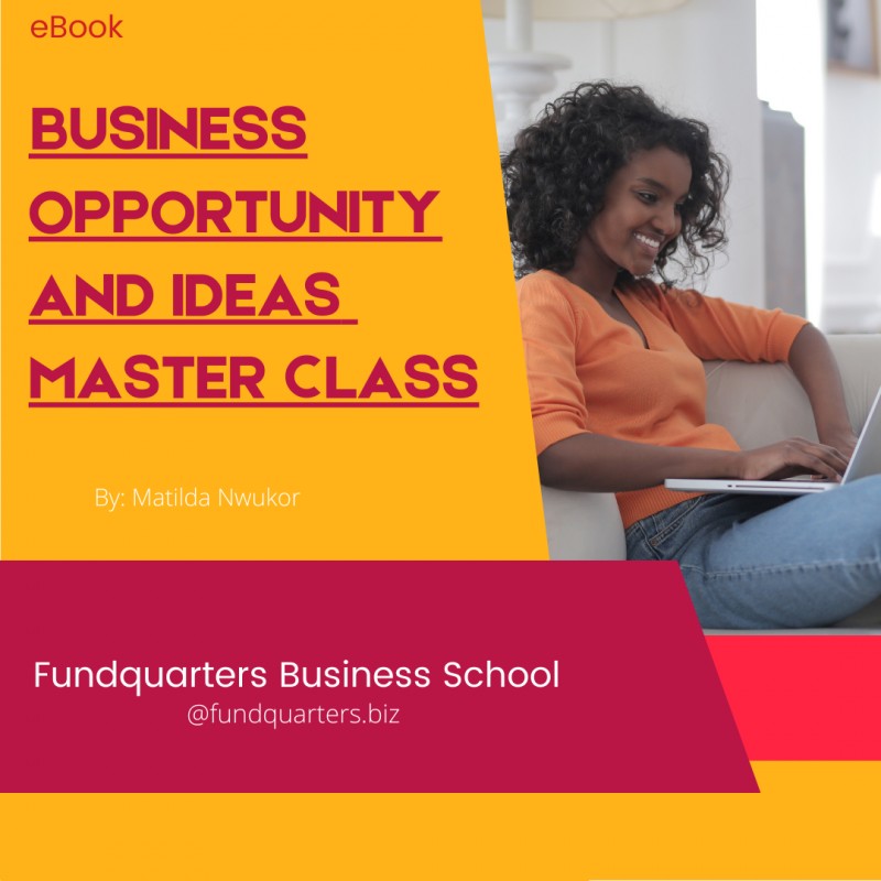 Business Opportunity and idea Masterclass