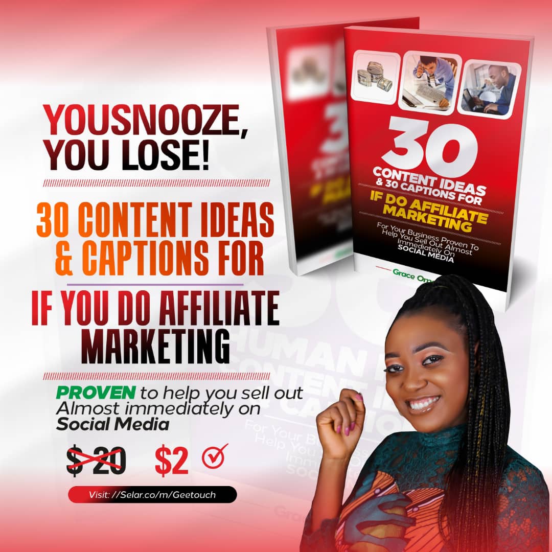 30 CONTENT IDEAS & CAPTIONS FOR AFFILIATE MARKETING