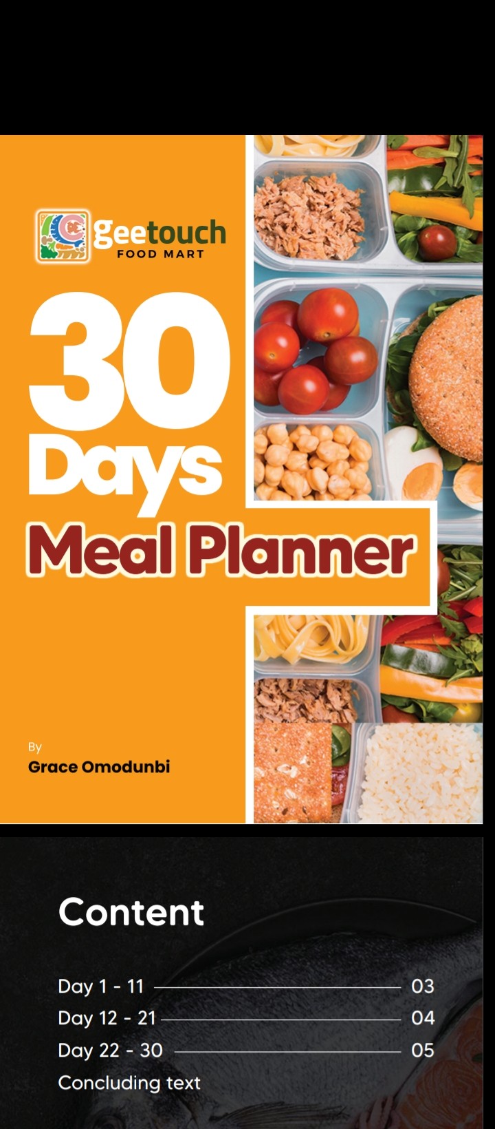 30 DAY MEAL PLAN