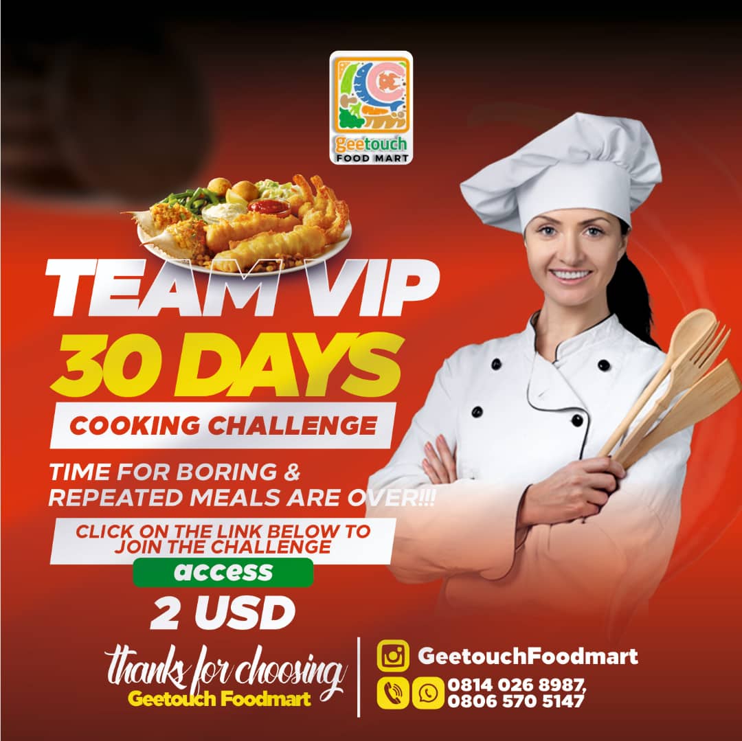 Team VIP 30 Days Cooking Challenge