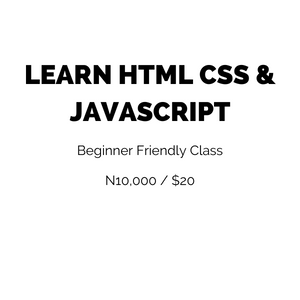 Buy HTML CSS & JAVASCRIPT COURSE by George Godstrump Ozurumba on Selar.co