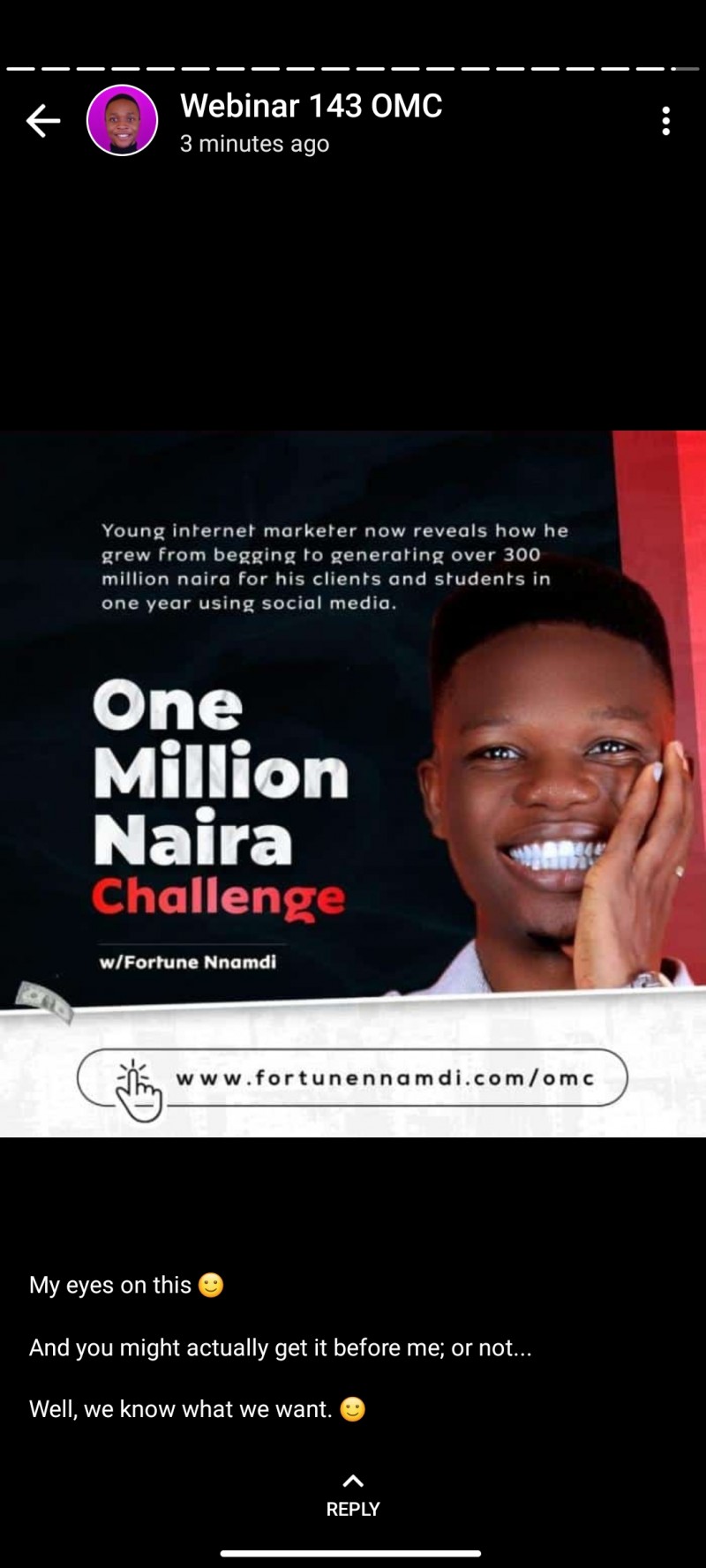 1 Million Naira Challenge (Cameroon) FP