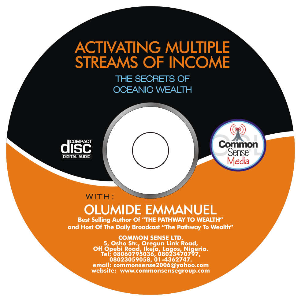 ACTIVATING MULTIPLE STREAMS OF INCOME AUDIO