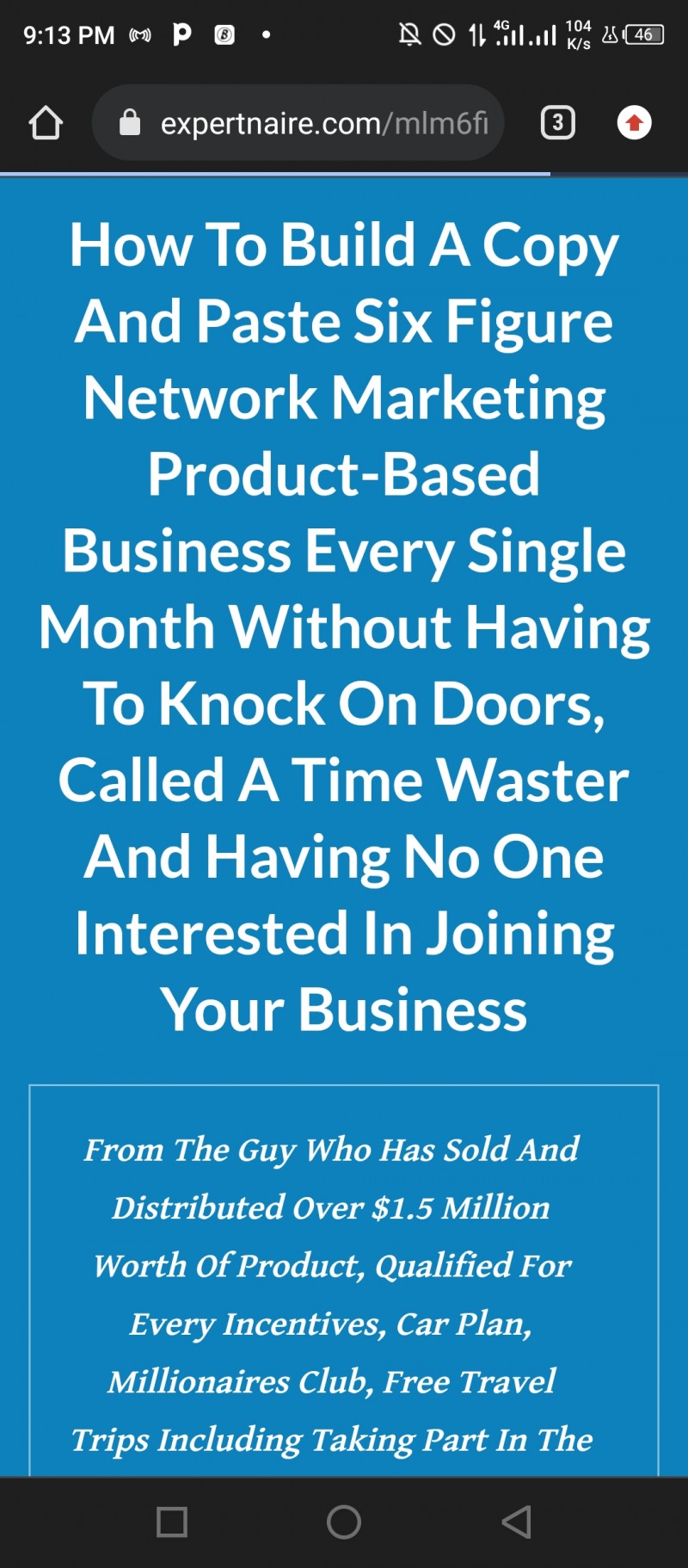 MLM six figure accelerator program