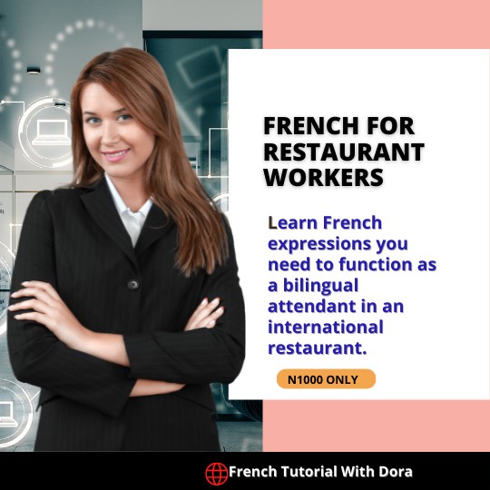 FRENCH COURSE FOR RESTAURANT WORKERS