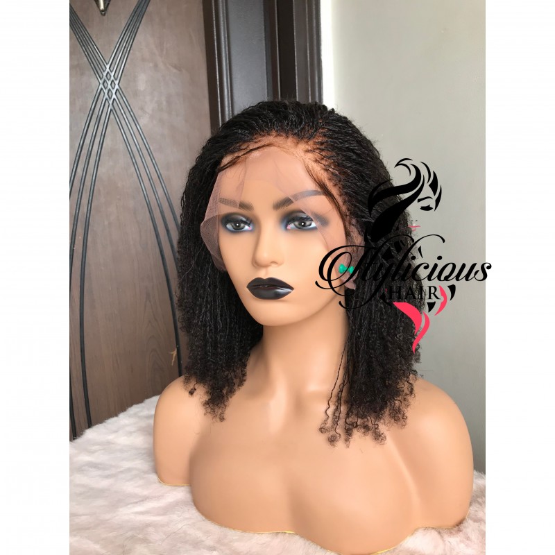 Tricia human hair wig type 4c