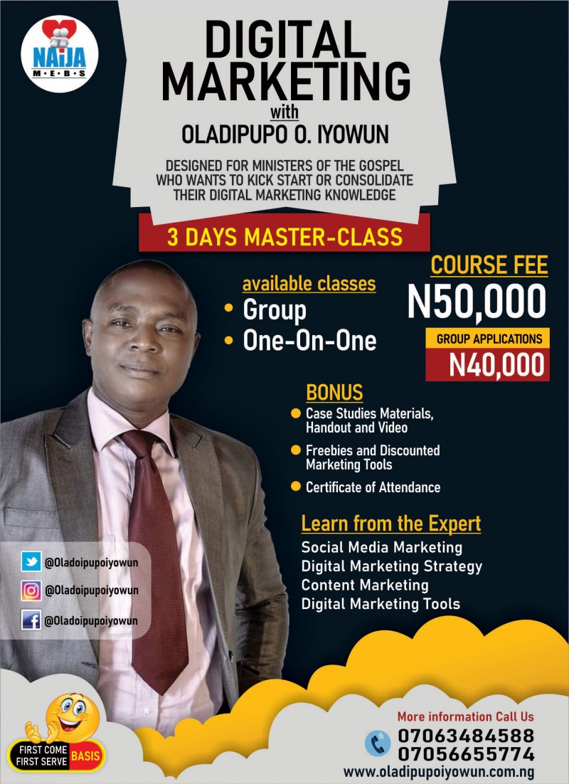 Digital Marketing Course - for Gospel Ministers