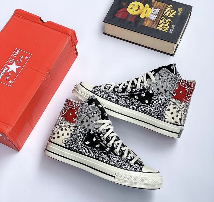 Buy Converse Sneakers in Bandana Print - size 40 - 44 by JJC