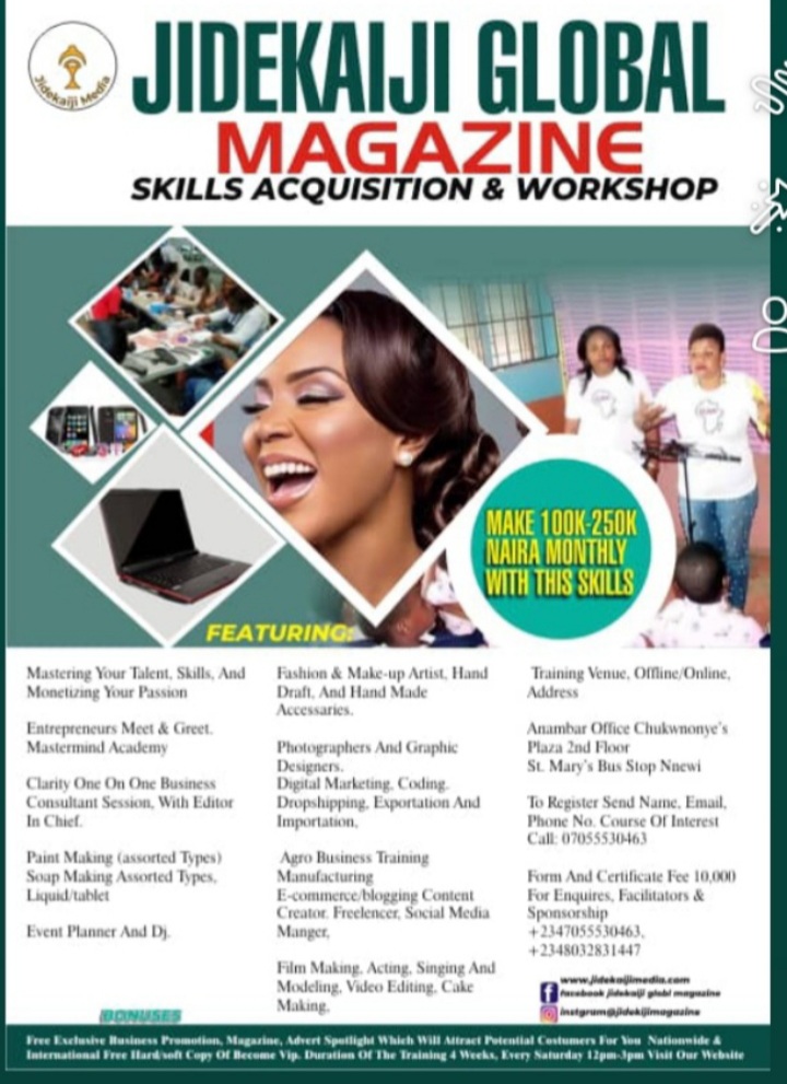 SKILL ACQUISITION AND WORKSHOP
