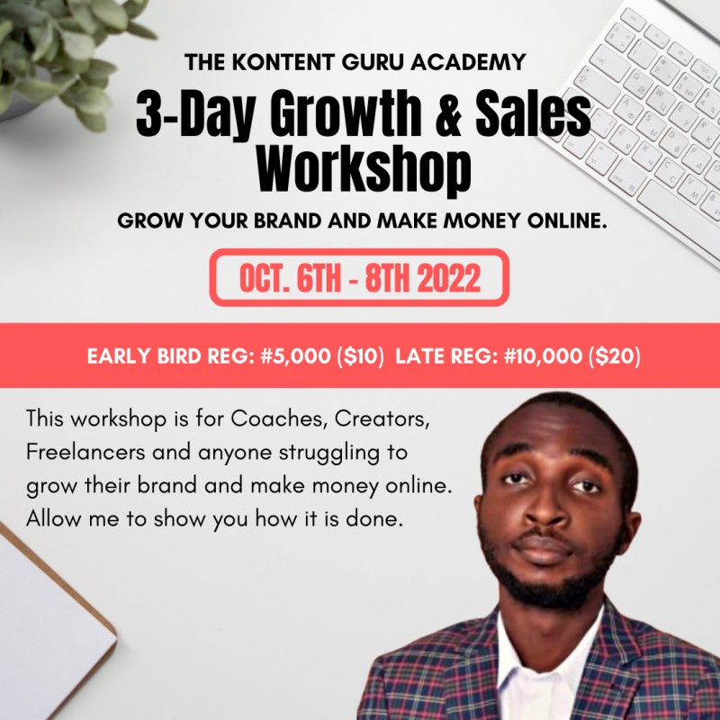 GROWTH & SALES WORKSHOP
