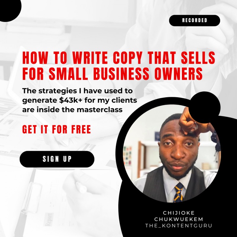 HOW TO WRITE COPY THAT SELLS FOR SMALL BUSINESS OWNERS.