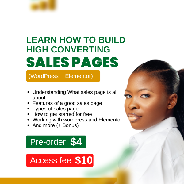SALES PAGE