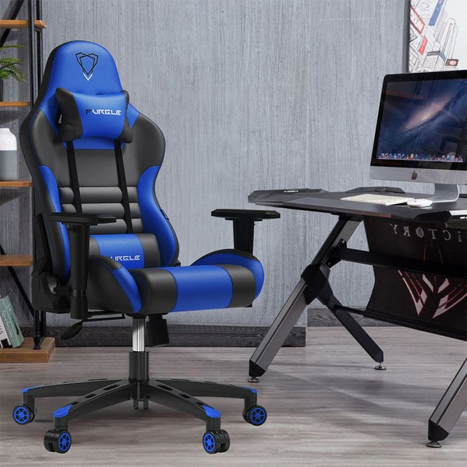 ERGONOMIC LEATHER GAMING OFFICE CHAIR