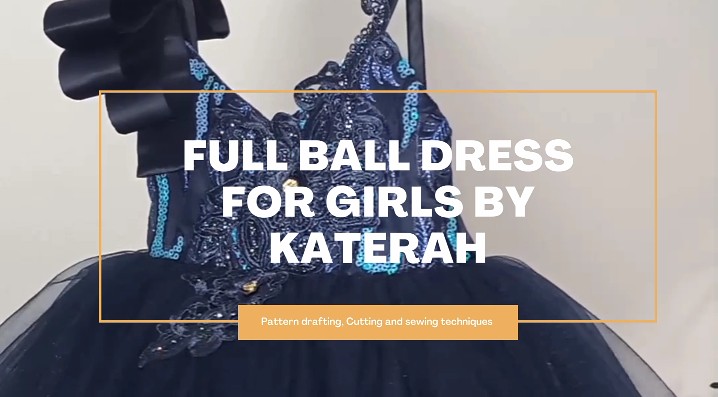 Full ball dress for Girls by Katerah Couture