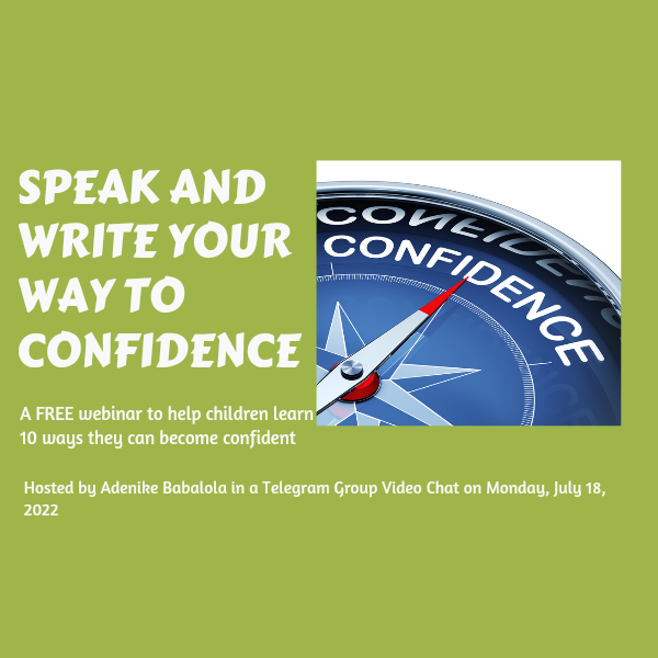 FREE TRAINING - SPEAK AND WRITE YOUR WAY TO CONFIDENCE