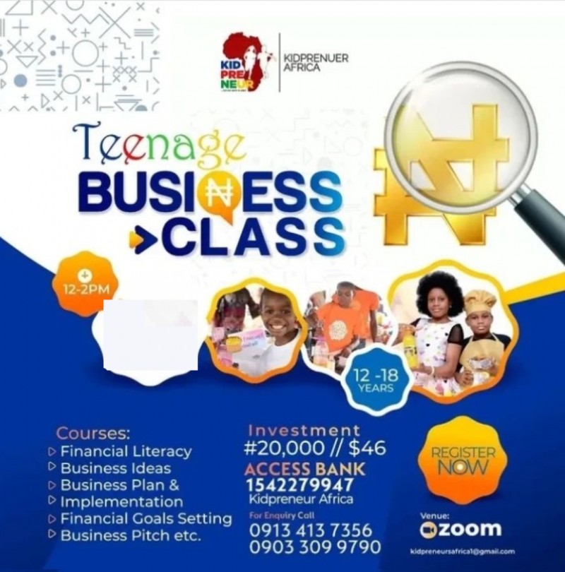 TEENAGE BUSINESS CLASS