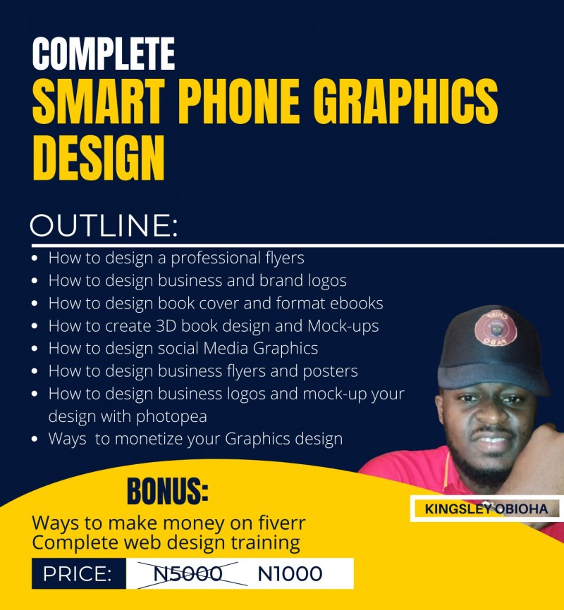 Buy Smart Phone Graphics design by Kingsley obioha on Selar