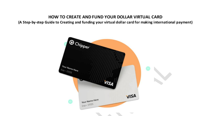 Buy How to create, fund and pay with a dollar virtual card by Kingsley ...