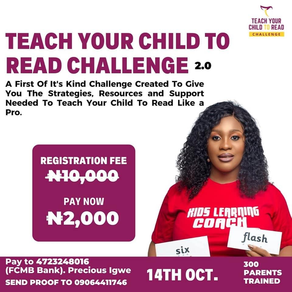 TEACH YOUR CHILD TO READ CHALLENGE (REPLA