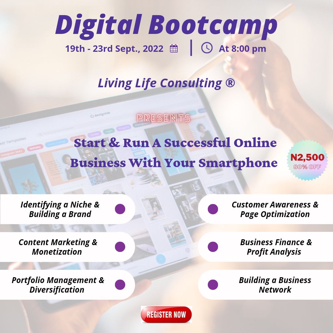 Start and run a successful online business in any niche from scratch with your smartphone.