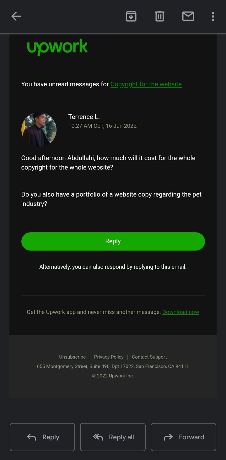 Customer review 1