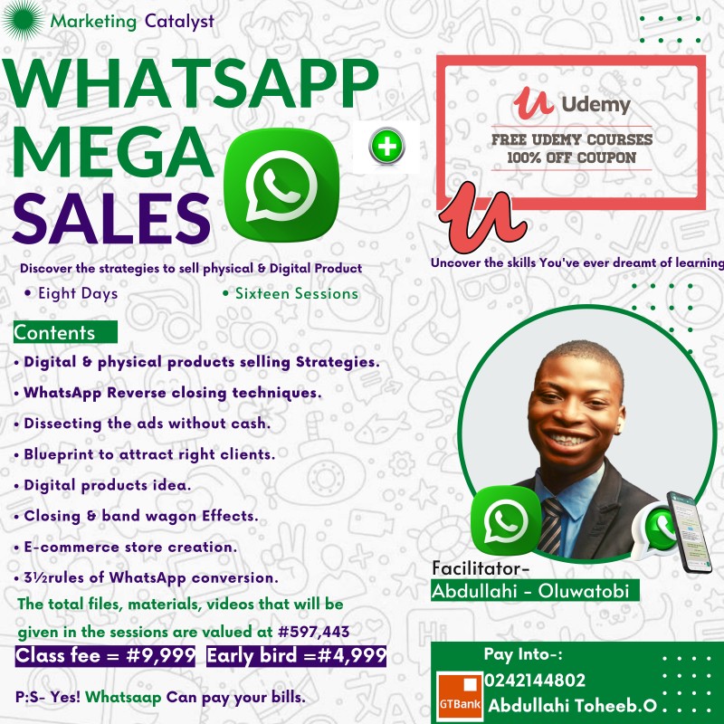 WhatsApp Mega Sales