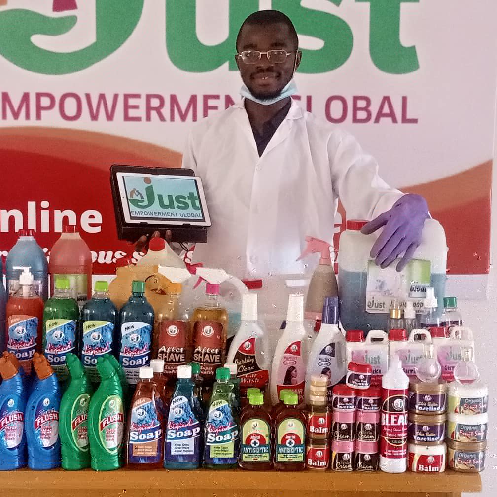 JEG COMPLETE PACKAGE- Practical Video Course On How To Produce Over 130+ Beauty & Household Cleaning Products