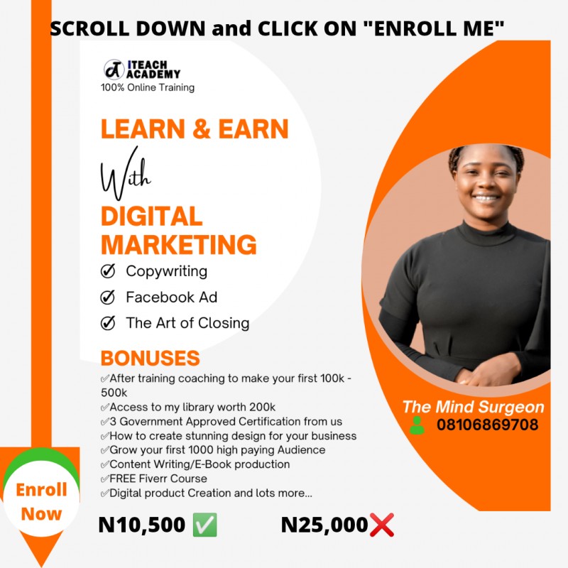Earn 100k - 500k Online by Mastering Digital Marketing