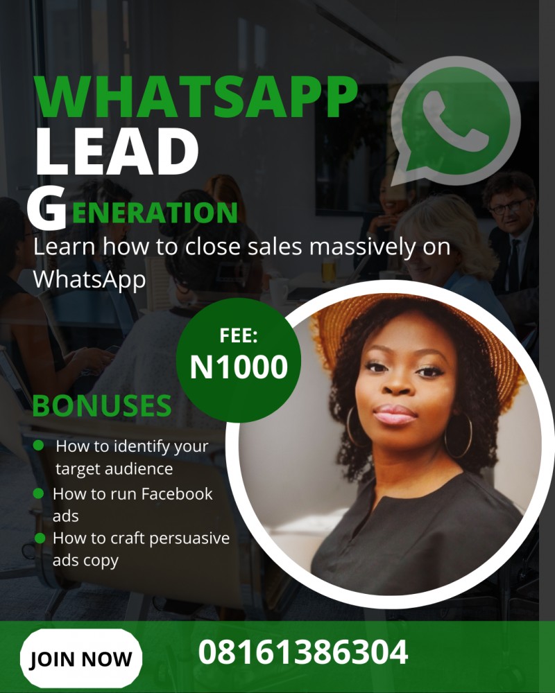 Buy how to generate leads customers to whatsappand turn them into