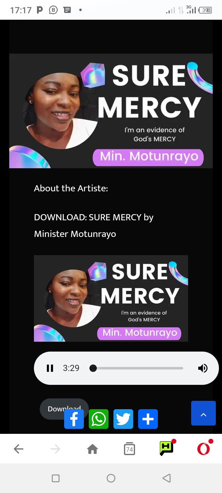 Sure Mercy