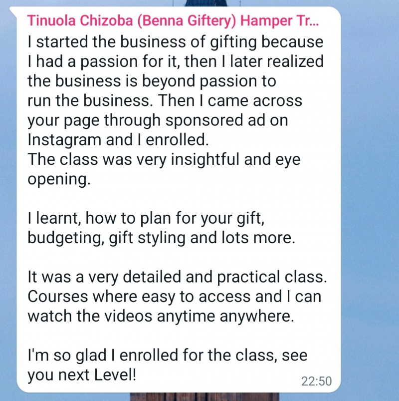 Customer review 1